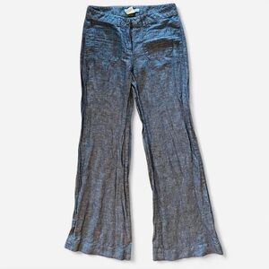 Marciano Linen/Cotton Flared Trousers